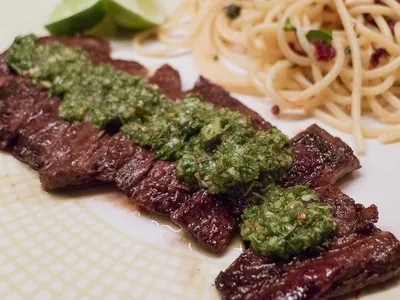 Sizzling Skirt Steak with Flavor-Packed Chimichurri